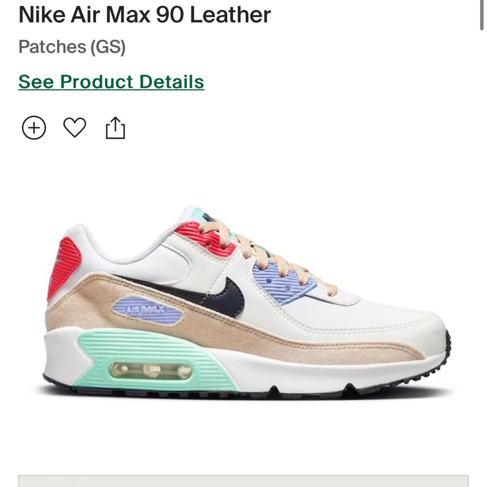 Kids Nike Airmax 90 in ‘Patches’